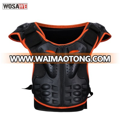 OEM WOSAWE Children's Roller Skating Back Protector Chest Protector Back Night Reflective Armor Children's Riding Jacket